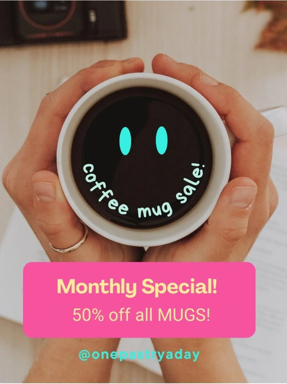 ☕️ SEPTEMBER SPECIAL! Get 50% Off ALL Mugs!! ☕️😋